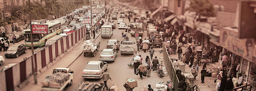 straatbeeld Arabisch land