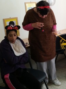 poerimfeest met gehandicapte clienten